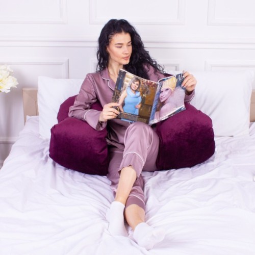 Подушка MirSon для вагітних та відпочинку U-подібна 8021 Velvet Line (2200006178538)