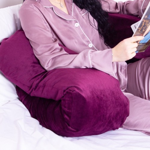 Подушка MirSon для вагітних та відпочинку U-подібна 8021 Velvet Line (2200006178538)