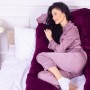 Подушка MirSon для вагітних та відпочинку U-подібна 8021 Velvet Line (2200006178538)