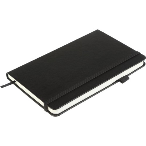 Книга записна Buromax Etalon 125x195 мм 96 листів без лінівки обкладинка зі штучної шкіри Чорна (BM.291060-01)