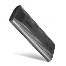 Кишеня зовнішня AXAGON USB-C 10Gbps metal box for M.2 NVMe & SATA SSD THIN SCREWLESS (EEM2-GTS2)