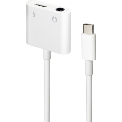 Адаптер USB-C to stereo audio 3.5 mm + USB-C power (CDLA) Cablexpert (A-CM-3.5FP-01)