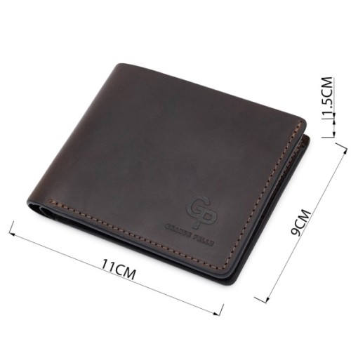 Портмоне Grande Pelle Шкіряне Коричневе (11553)