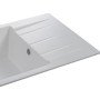 Мийка кухонна GRANADO NAVIA white з сифоном (775*495mm.) (gr3805)