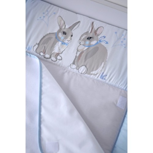 Пеленальний матрацик Верес Summer Bunny blue NEW 72х80 см (426.6.1)