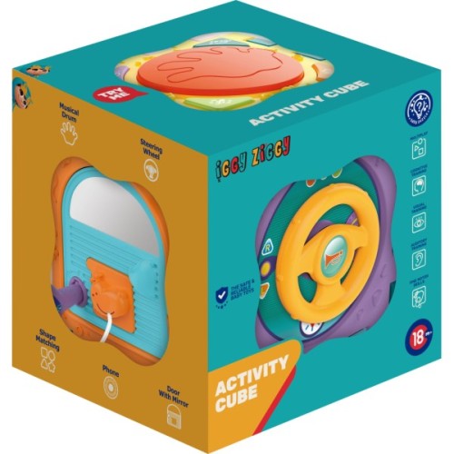 Розвиваюча іграшка Iggy Ziggy інтерактивний мультикуб різнокольоровий (3858894670949)