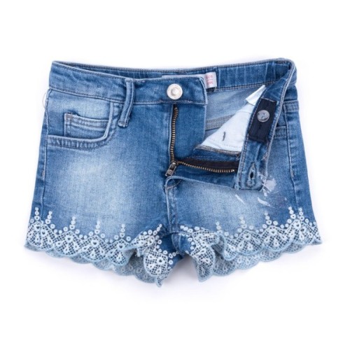 Шорти дитячі Breeze з мереживом (OZ-18810-128G-blue)