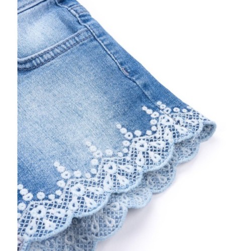 Шорти дитячі Breeze з мереживом (OZ-18810-128G-blue)