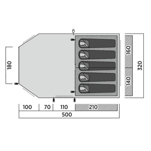 Намет Easy Camp Hamra 5 (120495) (931571)
