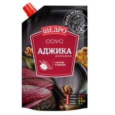 Соус Щедро Аджика домашня 200 г (4823097401156)