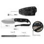 Ніж Sencut Toxodon, Black G10, Stonewash (S24036-1)