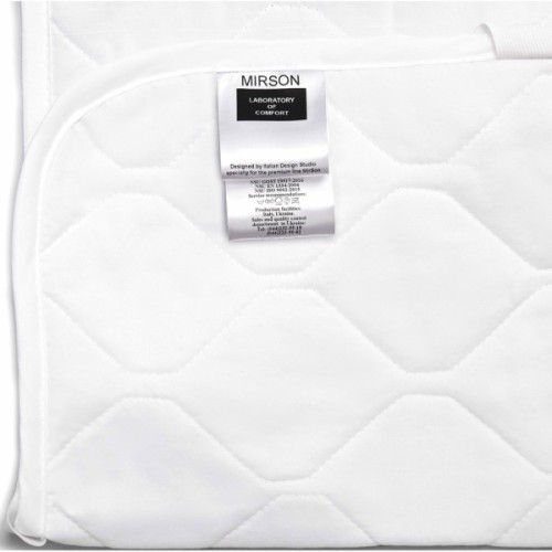 Наматрацник MirSon № 962 Natural Line Стандарт Cotton 90x190 см (2200000835666)