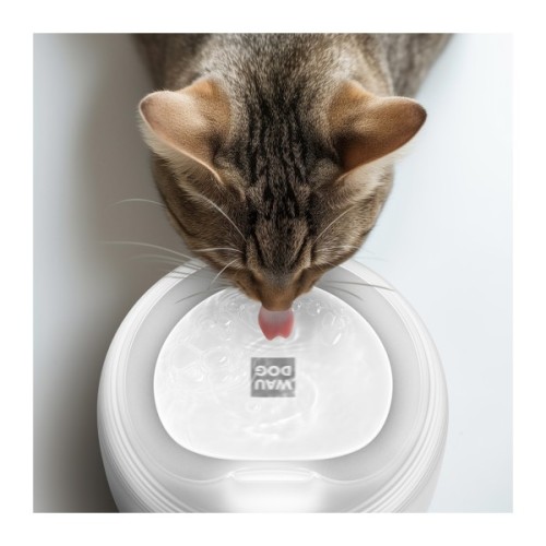 Універсальний посуд для тварин WAUDOG Фонтан-поїлка автоматичний з підсвіткою 2.5 л (506915)