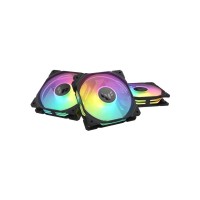 Кулер до корпусу ASUS TUF Gaming TR120 ARGB Reverse Triple Pack Black (90DA00D0-B09020)