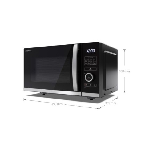 Мікрохвильова піч Sharp YC-QS254AE-B
