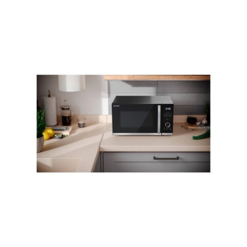 Мікрохвильова піч Sharp YC-QS254AE-B