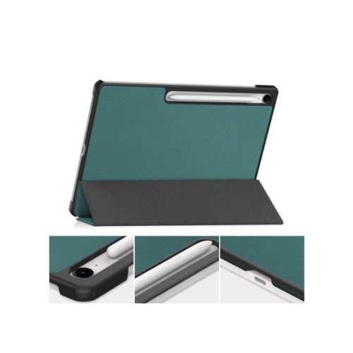 Чохол до планшета BeCover Smart Case Samsung Galaxy Tab S10 FE Plus (SM-X620/SM-X626) 13.1" Dark Green (713383)