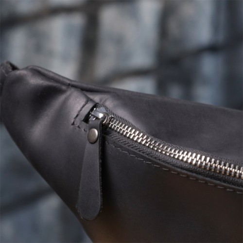 Сумка Shvigel З натуральної шкіри Чорна (23138)