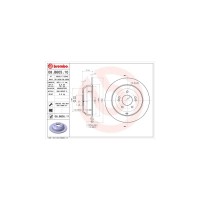 Гальмівний диск Brembo 08.B605.10