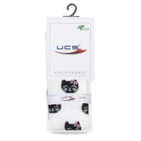 Колготки дитячі UCS Socks з котиками (M0C0301-2117-1G-white)
