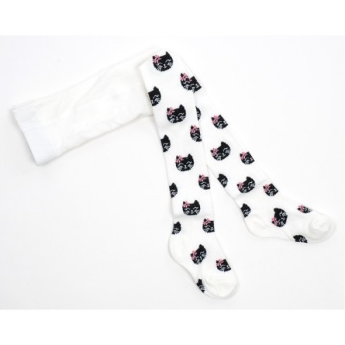 Колготки дитячі UCS Socks з котиками (M0C0301-2117-1G-white)
