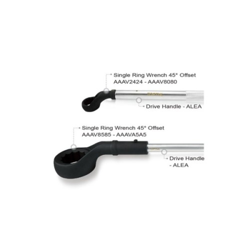 Ключ Toptul ударний накидний 41 мм односторонній, під подовжувач (AAAV4141)