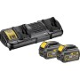 Зарядний пристрій для акумуляторів інструменту DeWALT 18 В, 54 В,4 А, 1.2 кг, 2 аккумулятора (DCB132T2)