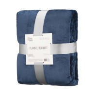Плед Ardesto Flannel 200х220см, 100% поліестер, синій темний (ART0220SB)