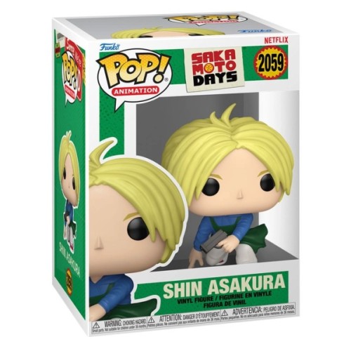 Фігурка Funko Pop серії Дні Сакамото - Шін Асакура (86689)