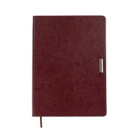 Тижневик Buromax недатований SALERNO, L2U, A4, коричневий, штуч.шкіра, 336 сторінок (BM.20990-25)