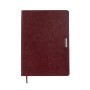 Тижневик Buromax недатований SALERNO, L2U, A4, коричневий, штуч.шкіра, 336 сторінок (BM.20990-25)