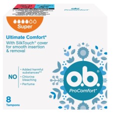 Тампони o.b. ProComfort Super 8 шт. (3574660234343/3574661331140)