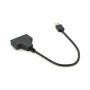 Перехідник USB 3.0 AM to SATA 0.1m for HDD/SSD black Voltronic (YT-C3.0-SATA/0.1)