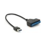 Перехідник USB 3.0 AM to SATA 0.1m for HDD/SSD black Voltronic (YT-C3.0-SATA/0.1)