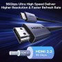 Кабель мультимедійний HDMI M to HDMI M 2.0m V2.2 16K60Hz 96Gbps braided black Ugreen (65900)