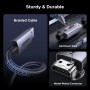 Кабель мультимедійний HDMI M to HDMI M 2.0m V2.2 16K60Hz 96Gbps braided black Ugreen (65900)