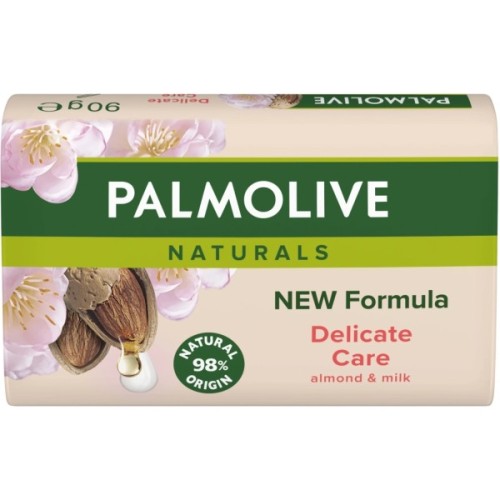 Тверде мило Palmolive Naturals Delicate Care with Almond Milk Soap 4 х 90 г (8718951738966)