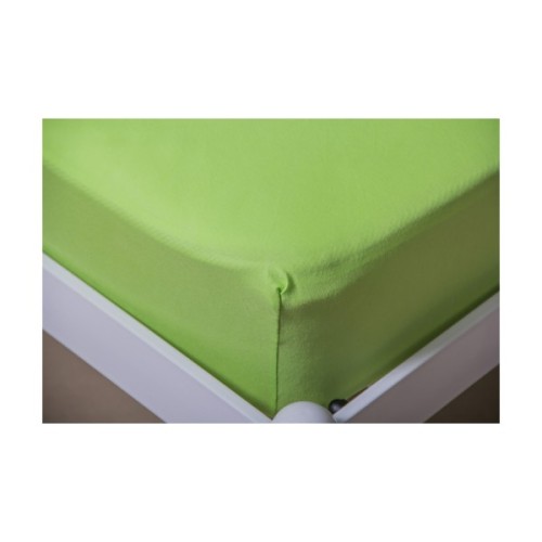 Простирадло Billerbeck трикотажне на резинці зелене яблуко 100х200 см (1671-Е31)