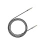 Кабель мультимедійний 3.5mm M to 3.5mm M 1.5m silver-black Baseus (CAM30-CS1)