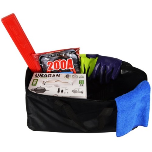 Набір техдопомоги Poputchik чорна з компресором (01-175-IS)