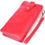 Гаманець ST Leather З відділенням під телефон з натуральної шкіри Червоний (23100)