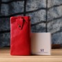 Гаманець ST Leather З відділенням під телефон з натуральної шкіри Червоний (23100)