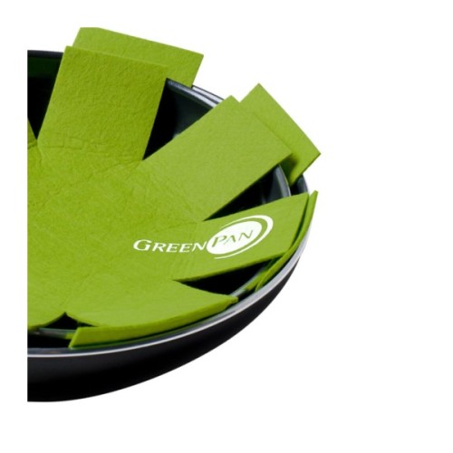 Захист для зберігання сковорідок GreenPan 2 шт, 27 + 34 см, салатовий (CC000749-001)