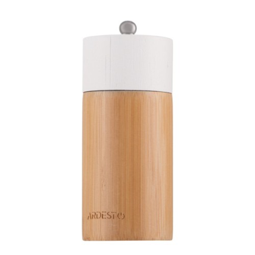 Млинок для спецій Ardesto Midori, Набір 2 шт х 35мл для солі та перцю сірий, білий (AR1411B)