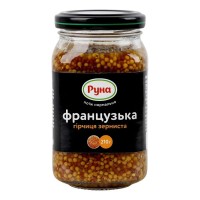 Соус Руна Гірчиця Французька зерниста 210 г (4820015944955)
