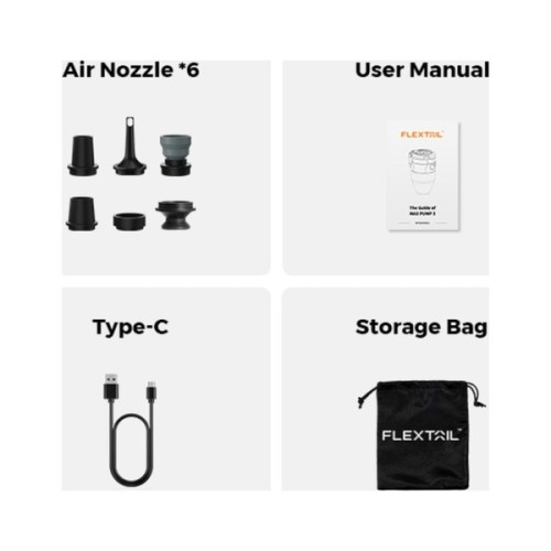 Ліхтар Flextail Max Pump 3 з функцією насосу білий (MP3G650-WT-i)