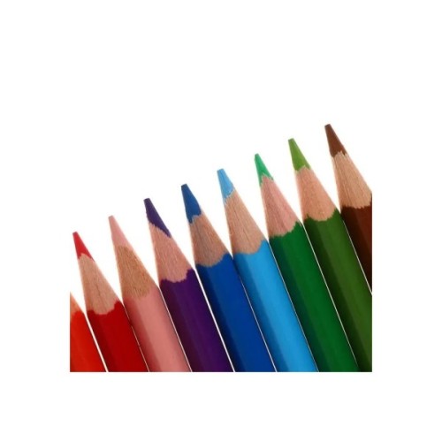 Олівці кольорові Faber-Castell тригранні, 12 кольорів + стругачка (120523) (21614)