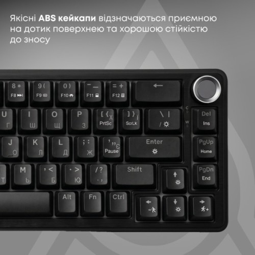 Клавіатура Ajazz AK690 Peach Mist Switch USB UA White (AK690-PM-W)