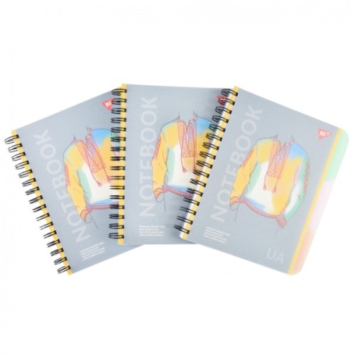 Блокнот Yes А5 Notebook UA 144 аркуша пластикова обкладинка (681951)