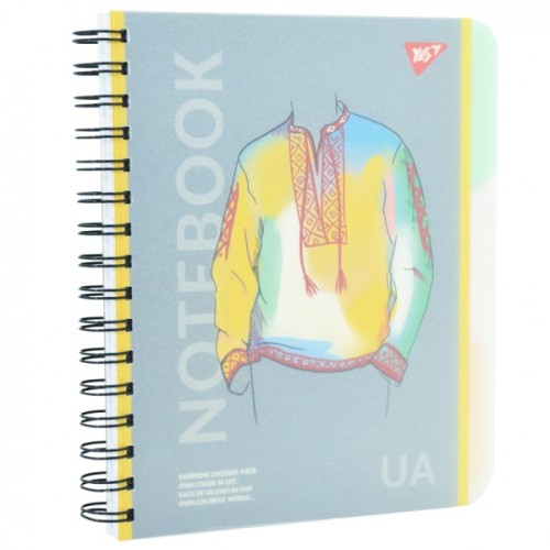 Блокнот Yes А5 Notebook UA 144 аркуша пластикова обкладинка (681951)